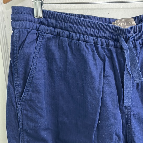 EUC Point Sur x J Crew 100% cotton joggers size 16 (navy blue) - Picture 7 of 7